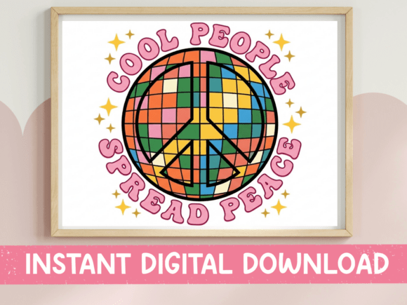 Cool People Spread Peace SVG Review