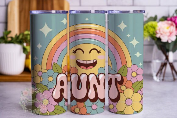 Retro Boho Aunt Floral 20oz Tumbler Wrap Review
