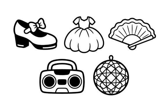 Retro Dance Icon Clipart Pack Review