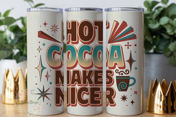 Retro Hot Cocoa 20oz Tumbler Wrap Review