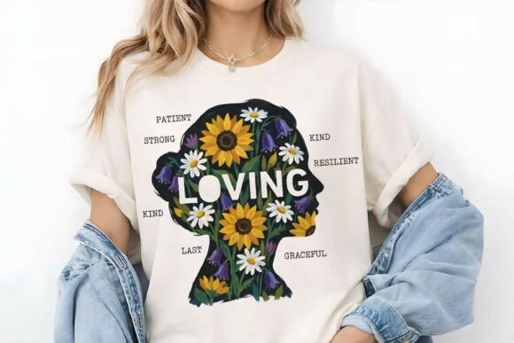 Retro Vintage Floral Mother s Day PNG Review