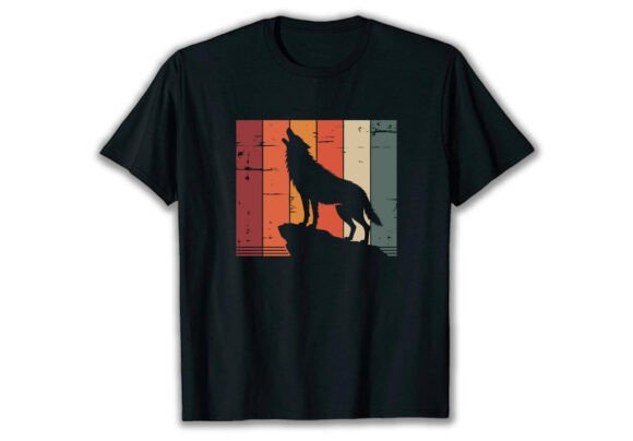 Retro Vintage Wolf T Shirt Design Review