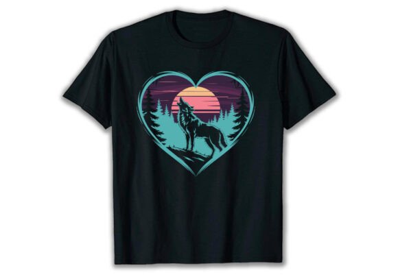 Retro Vintage Wolves T Shirt Design Review