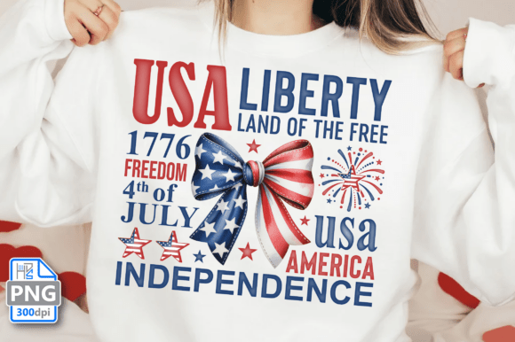 Reviewing Retro 4th of July PNG, America Bow PNG for Embroidery