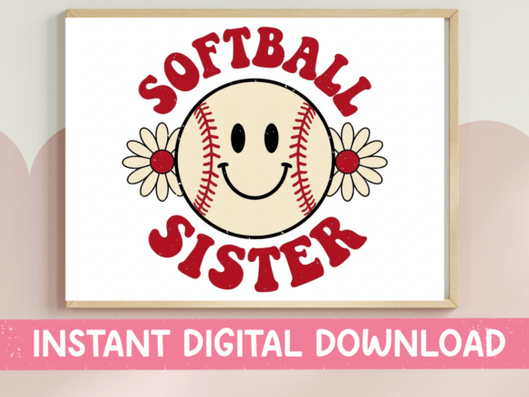 Softball Sister SVG PNG Review