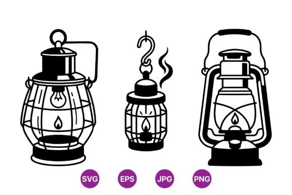 Vintage Lantern Clipart Trio Review