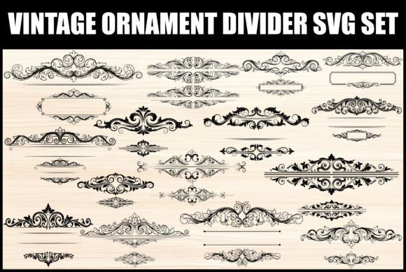 Vintage Ornament Divider Svg Set Review